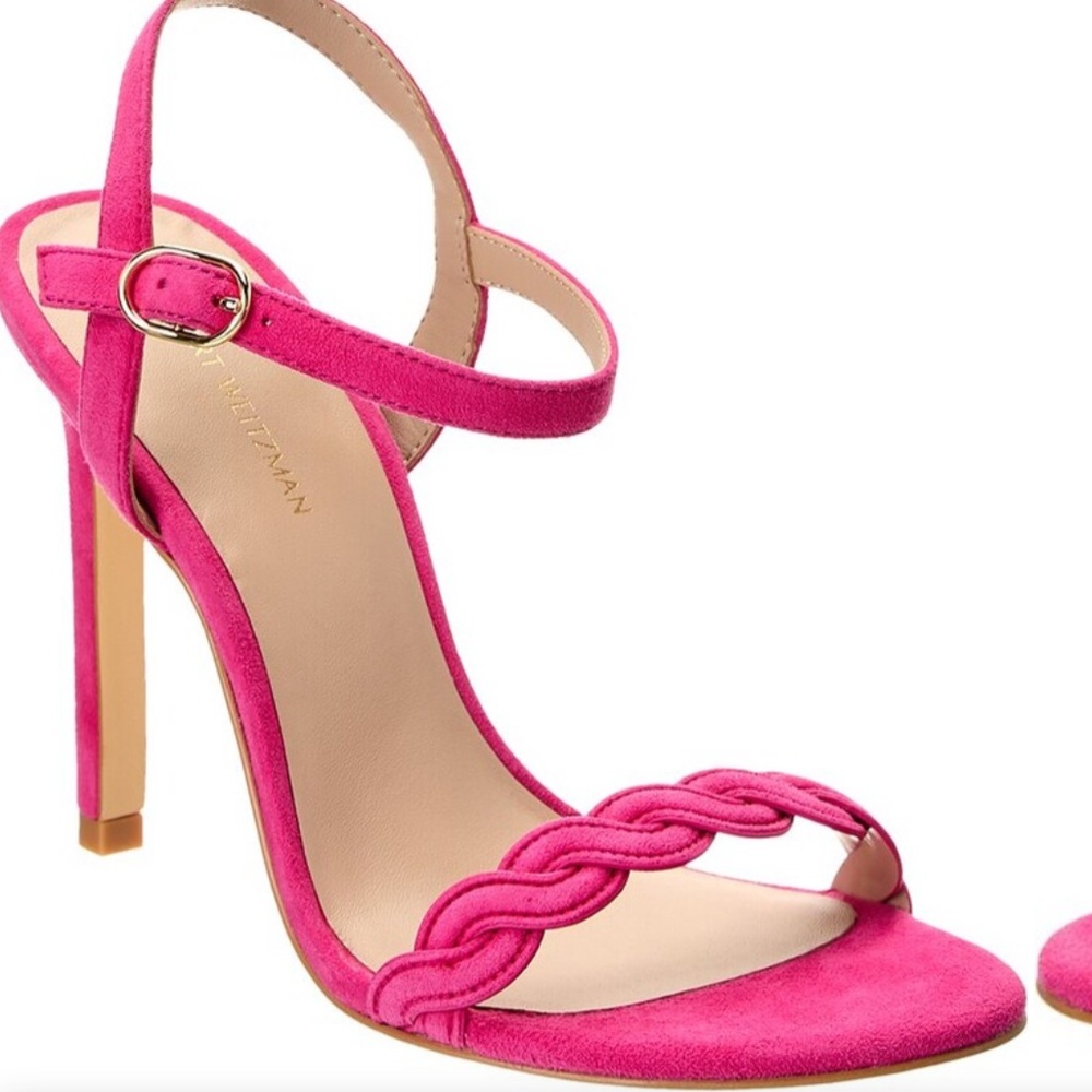 🌹STUART WEITZMAN 🌹 Dancer Twistie 100 Suede Sandal Size: 8.5